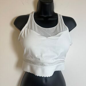 Zyia Active All Star Bra Racerback Medium White